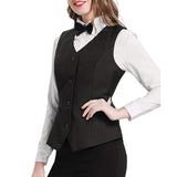 Womens Waistcoat Vest Vintage Steampunk Dress Jacquard Jacket