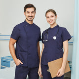 Nursing Uniforms Men Set Top and Pant Thin Fabric Petite Tall OR Workwear