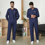 Long Sleeve Medical Uniforms High-Quality Scrubs Tops Set Scrubs