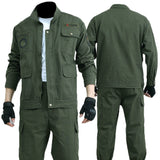 New Spring And Autumn Cotton Work Clothes Outdoor Wear-resistant Welder Thickened Labor Insurance Clothing