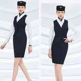 Professional Vest Suit Receptionist Exotic Novelty Costume
